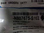 N807675S102 - Body: Latch Assembly Screw for Ford: Edge, Escape, Expedition, Explorer, Flex, Police Interceptor Utility | Lincoln: MKC, MKT, MKX, Navigator Image
