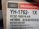 XC2Z19E616AA - HVAC: Motor Assembly for Ford: E-150, E-150 Club Wagon, E-150 Econoline, E-150 Econoline Club Wagon, E-250, E-250 Econoline, E-350 Club Wagon, E-350 Econoline, E-350 Econoline Club Wagon, E-350 Super Duty, E-450 Econoline Super Duty, E-450 Super Duty, Econoline Super Duty, Excursion Image