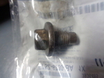 F75Z6730BA - Engine: Drain Plug for Ford: Aerostar, Bronco, Bronco II, Bronco Sport, Contour, Country Squire, Crown Victoria, E-150, E-150 Club Wagon, E-150 Econoline, E-150 Econoline Club Wagon, E-250, E-250 Econoline, E-250 Econoline Club Wagon, E-350 Club Wagon, E-350 Econoline, E-350 Econoline Club Wagon, E-350 Super Duty, E-450 Econoline Super Duty, E-450 Super Duty, E-550 Econoline Super Duty, E-550 Super Duty, Econoline Super Duty, Edge, Escort, Excursion, Expedition, Explorer, Explorer Sport Trac, F-150, F-150 Heritage, F-250, F-250 HD, F-250 Super Duty, F-350, F-350 Super Duty, F-450 Super Duty, F-550 Super Duty, F-Super Duty, LTD Crown Victoria, Mustang, Probe, Ranger, Taurus, Tempo, Thunderbird, Windstar | Lincoln: Aviator, Blackwood, Continental, LS, Mark LT, Mark VII, Mark VIII, MKX, Navigator, Town Car | Mercury: Colony Park, Cougar, Grand Marquis, Marauder, Mountaineer, Sable, Topaz, Tracer Image