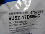 6U5Z17D696C - Body: Motor for Ford: Edge, Escape, Expedition, Explorer, F-150, F-150 Heritage, F-150 Lightning, Fiesta, Flex, Mustang, Police Interceptor Sedan, Police Interceptor Utility, Ranger, Special Service Police Sedan, Taurus, Taurus X | Lincoln: Mark LT, MKX, Navigator | Mercury: Mariner, Sable Image