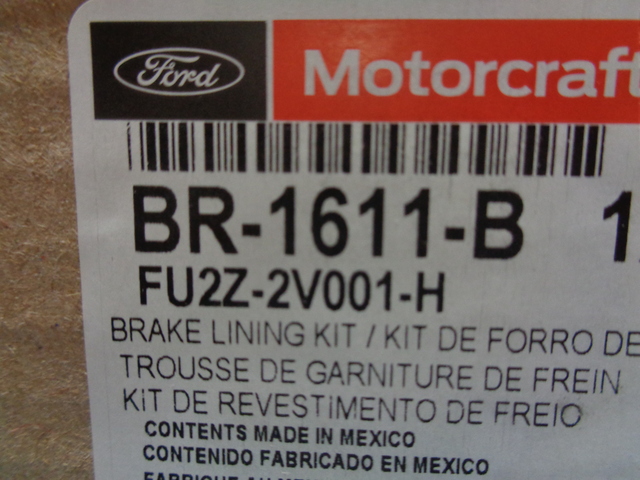 FU2Z2V001H - Unclassified: Brake Pads Front for Ford: Taurus Image