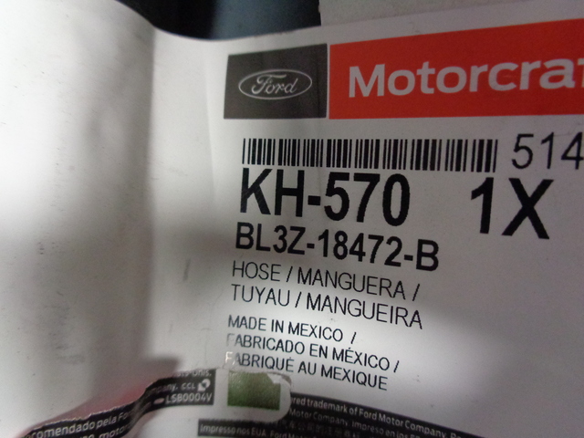 BL3Z18472B - : HVAC Heater Hose for Ford Image