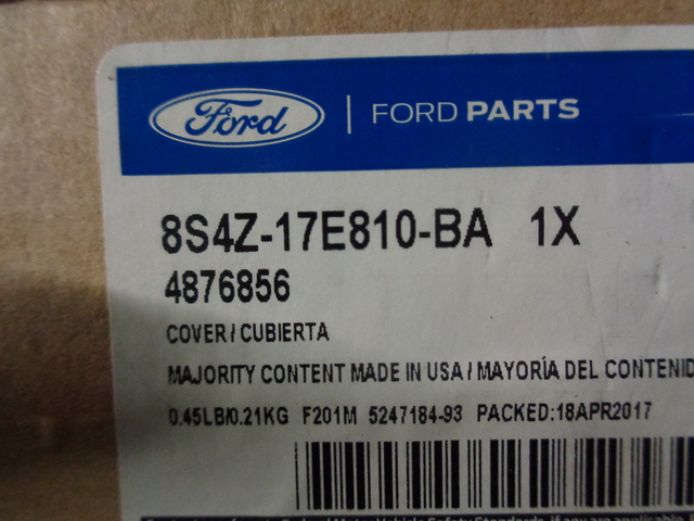 8S4Z17E810BA - : Jack Plug Cover for Ford Image