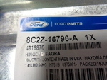8C2Z16796A - Body: Hinge for Ford: E-150, E-150 Club Wagon, E-150 Econoline, E-150 Econoline Club Wagon, E-250, E-250 Econoline, E-350 Club Wagon, E-350 Econoline, E-350 Econoline Club Wagon, E-350 Super Duty, E-450 Econoline Super Duty, E-450 Super Duty, Econoline Super Duty Image