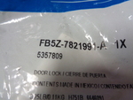 FB5Z7821991A - Body: Lock Cylinder Assembly for Ford Image