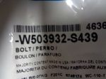 W503932S439 - Body: Hinge Bolt for Ford Image