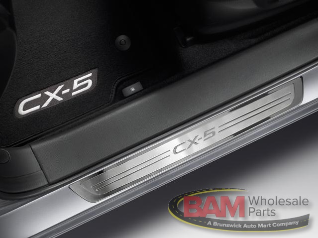 8TR20 - Exterior: 2013-2016 Mazda CX-5 Doorsill Trim Plates, Guards OEM 0000-8T-R20 for Mazda: CX-5 Image