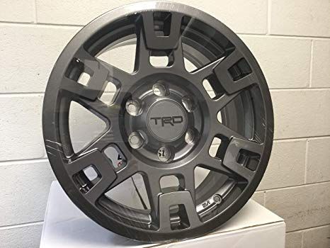 PTR2035110G4 - Wheels: PTR20-35110-G4 17-In TRD Cast Aluminum Gloss Gunmetal Gray Wheel Toyota OEM for Toyota: 4Runner Image