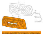 5UQ43RXFAB - Exterior Ornamentation: Radiator Grille for Ram: 1500, 1500 Classic Image