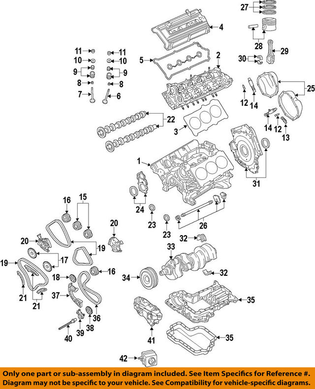 6E109083N - : Engine Timing Camshaft Sprocket for Volkswagen Image