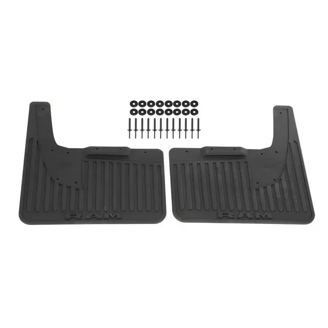 82215932AB - Exterior Accessories: 82215932AB Rubber Splash Guards - Rear Dually RAM 3500 (2019-2024) OEM for Mopar Image