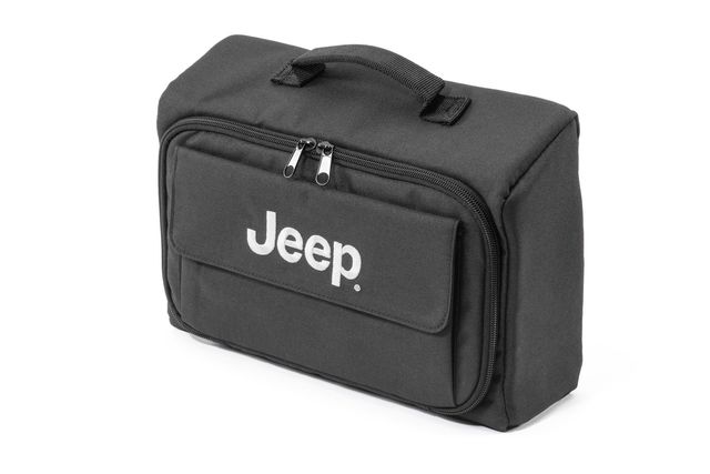 82215910 - Interior Accessories: Storage Bag with Jeep Logo Jeep Wrangler JL and Gladiator JT Genuine Mopar OEM for Mopar Image