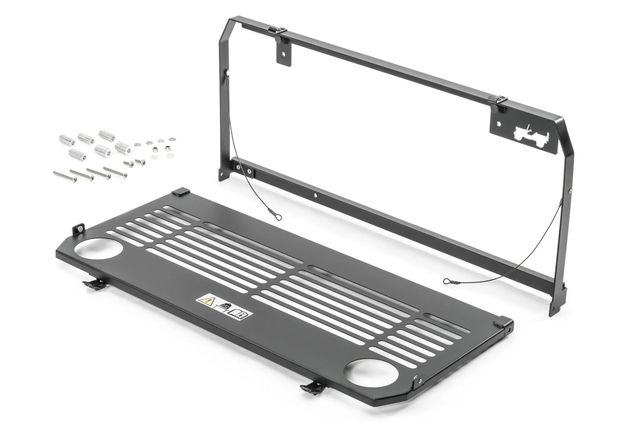 82215416AD - Lifestyle &amp; Off-Road Accessories: 82215416AD Black Tailgate Table Powdercoated Jeep Wrangler JL (2018-2024) Mopar OEM for Mopar Image