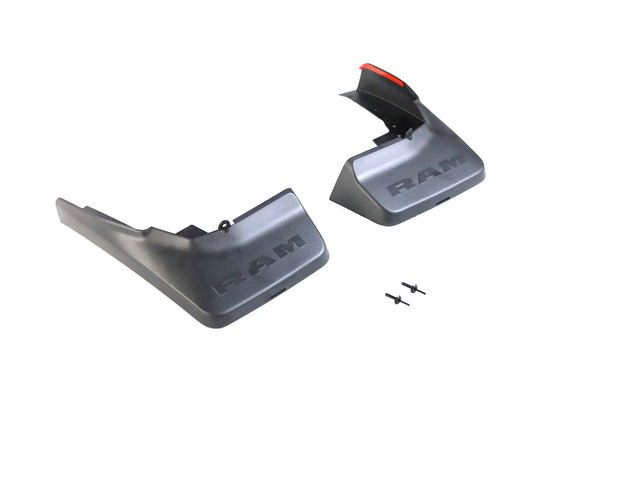 82215489AD - Exterior Accessories: 82215489AD Rear Splash Guards RAM 1500 DT 5th Gen w/ Fender Flares (2019-2024) OEM Mopar for Ram: 1500 Image
