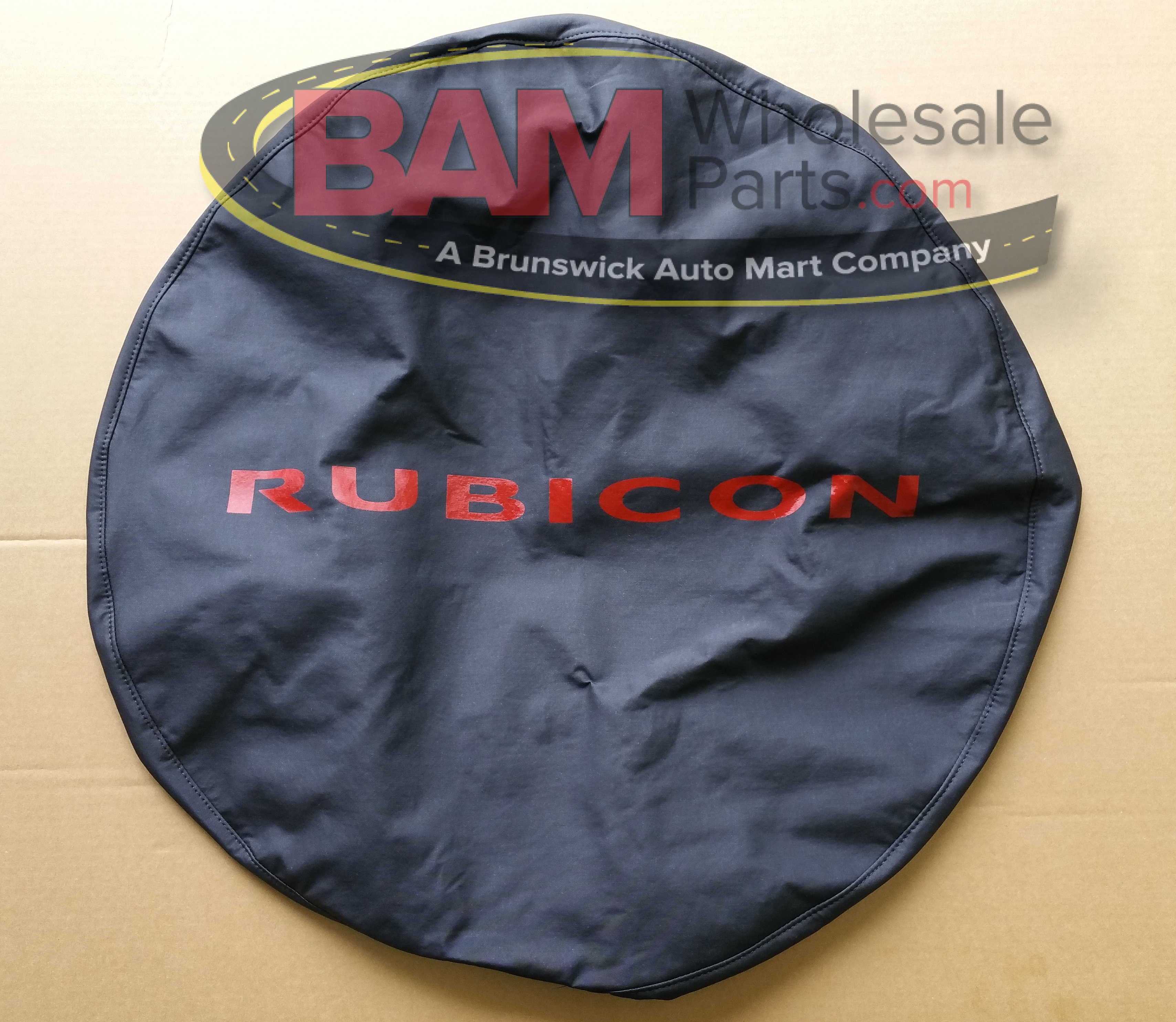 82213743 - Exterior Accessories: 07-14 JK Jeep Wrangler Rubicon 10th Anniversary Spare Tire Cover for Jeep: Wrangler, Wrangler JK Image