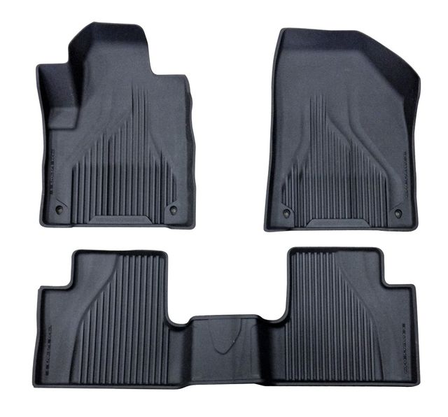 82214855AB - Interior Accessories: 82214855AB Jeep Cherokee Slush Floor Mat Rubber All Weather Black 2016-2022 for Jeep: Cherokee Image