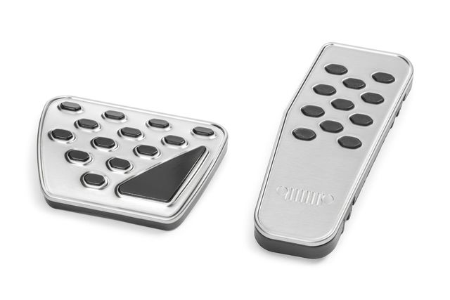 82215335AC - Interior Accessories: 82215335AC AUTOMATIC TRANSMISSION PEDAL KIT STAINLESS STEEL JEEP WRANGLER JL GLADIATOR JT for Jeep: Gladiator, Wrangler Image