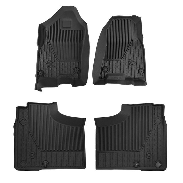 82215321AD All Weather Floor Mats Crew Cab RAM 1500 2019-2024