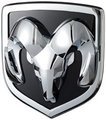 68050754AA - Exterior Ornamentation: Ram Head Medallion for Dodge: Ram 1500, Ram 2500, Ram 3500 | Ram: 1500, 2500, 3500 Image