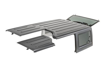 82212541 - Exterior Accessories: 82212541 Black Textured Hard Top 2-Door Jeep Wrangler JK (2007-2018) Mopar OEM for Jeep: Wrangler, Wrangler JK Image