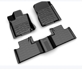 82215577AC - Interior Accessories: 82215577AC All Weather Rubber Slush Floor Mats Jeep Grand Cherokee WK (2016-2022) Mopar OEM for Jeep: Grand Cherokee, Grand Cherokee WK Image