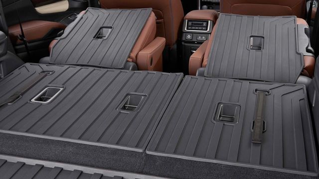 J501SXC150 - Interior: J501SXC150 Subaru Ascent 2nd Row Captain Chair Rear Seat Back Protector Black OEM for Subaru Image