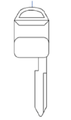 H0564ZN50A - : Keyless Entry Transmitter for Nissan Image