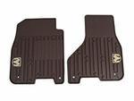 82213405 - : *BROWN* All-Weather Floor Mats- Front, Rams Head Logo for Mopar Image