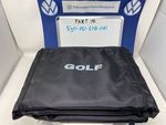 5G0061678041 - Interior: Rear Seat Cover With Golf Logo - Black for Volkswagen Image