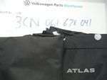 3CN061678041 - Interior: Rear Seat Cover With Atlas Logo (For Bench for Volkswagen Image