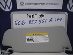 5C6857551A2F4 - Body: Sun-visor for Volkswagen Image