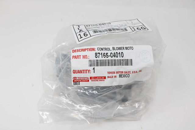 8716504010 - Unclassified: Fan Resistor for Toyota: Tacoma Image