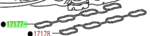 171710S020 - Engine: Intake Manifold Gasket for Toyota Image