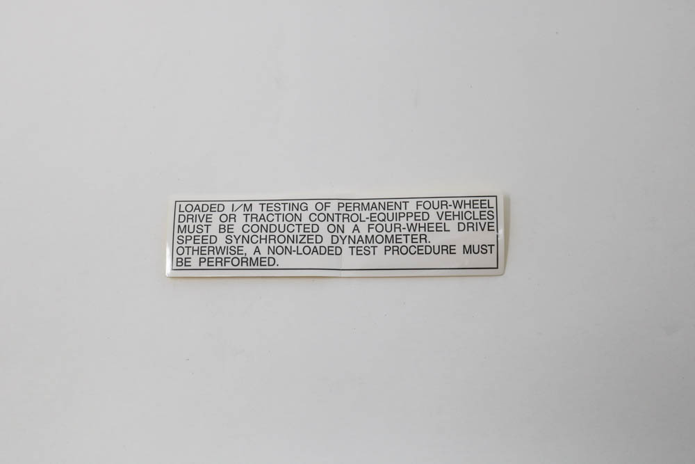 1128274010 - Body: Caution Label for Toyota: 4Runner, Avalon, Camry, FJ Cruiser, Highlander, Land Cruiser, Matrix, RAV4, RAV4 Prime, Sienna, Venza Image