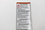 7452808051 - Body: Caution Label for Toyota Image