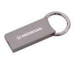202684 - : Dark Grey Metal Key Chain for Honda Image