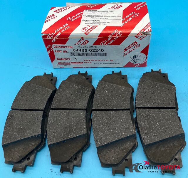 2009-2013 Toyota Brake Pads Front 04465-02240 | Toyota Parts