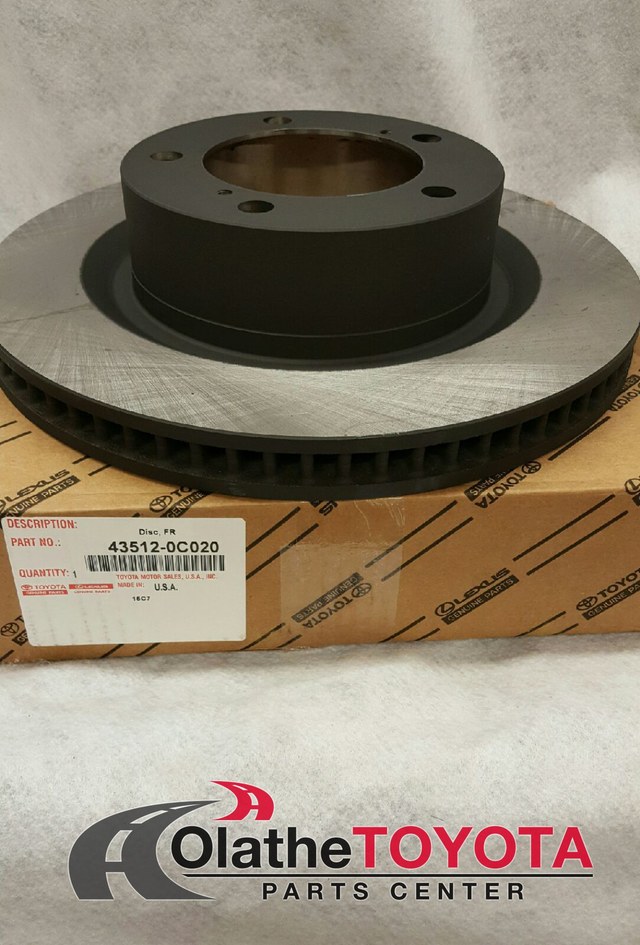 435120C020 - Brakes: Rotor for Toyota: Sequoia, Tundra Image