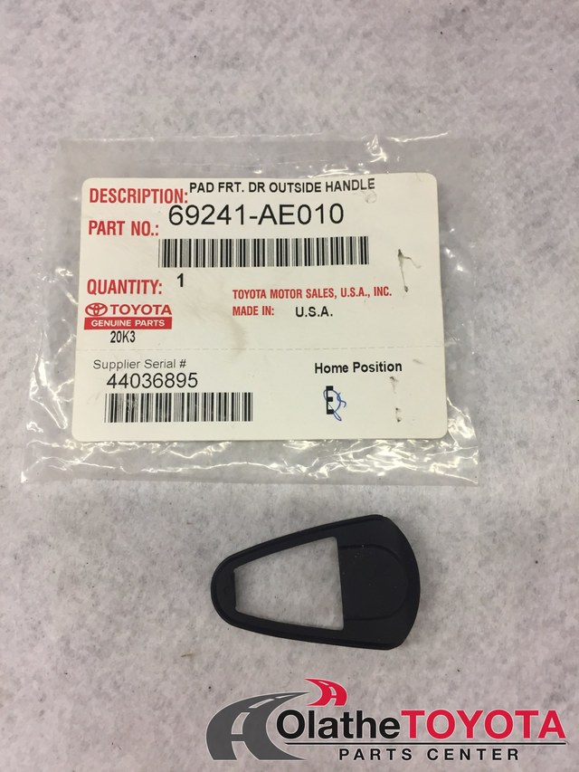 69241AE010 - Body: Handle, Outside Pad for Toyota: Avalon, Camry, Highlander, Sienna, Tacoma Image