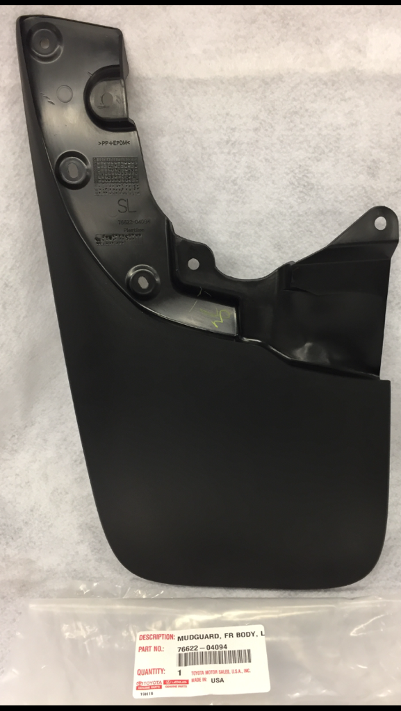 7662204094 - Body: Mud Guard for Toyota: Tacoma Image
