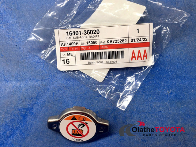 1992-2022 Toyota Radiator Cap 16401-36020 | Toyota Parts Center