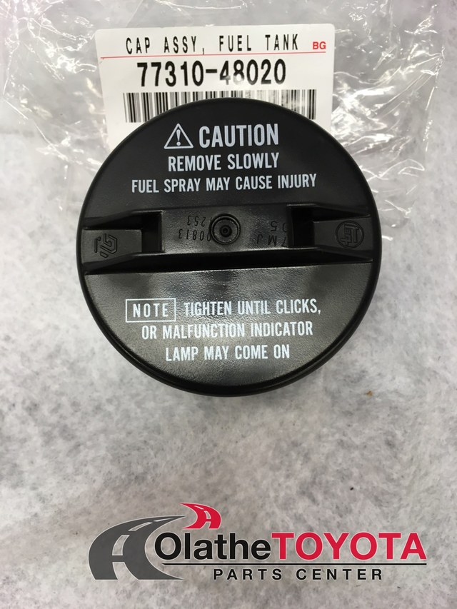 7731048020 - Fuel System: Filler Cap for Toyota: 4Runner, Avalon, Camry, Celica, Corolla, Land Cruiser, RAV4, Sequoia, Sienna, Solara, Tacoma, Tundra Image