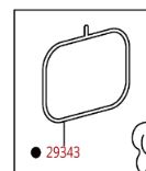 29343F0010 - Body: Vacuum Pump O-Ring for Toyota Image