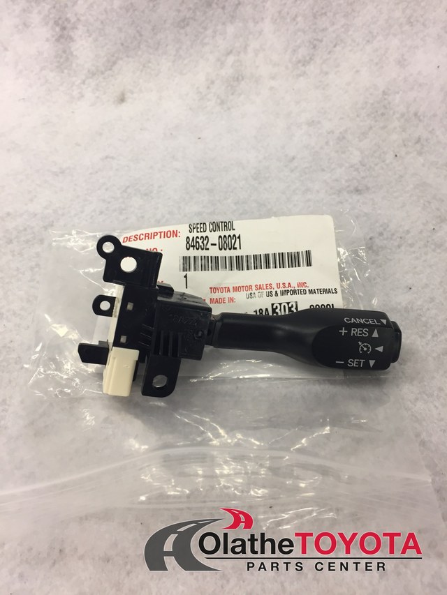 8463208021 - Steering: Cruise Switch for Scion: iM, tC, xB, xD | Toyota: 4Runner, Avalon, Camry, Corolla, Corolla iM, FJ Cruiser, Highlander, Land Cruiser, Matrix, Prius, Prius AWD-e, Prius C, Prius Plug-In, Prius Prime, Prius V, RAV4, Sequoia, Sienna, Solara, Tacoma, Tundra, Venza, Yaris Image