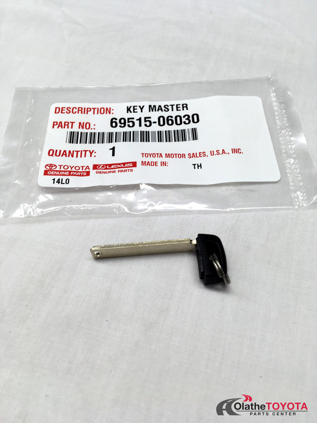 Blank Key 69515-06030 | Toyota Parts Center