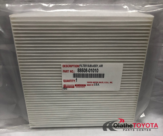 8850801010 - Unclassified: Cabin Air Filter for Toyota: Tacoma Image