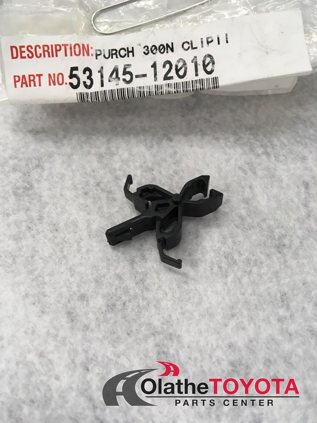 5314512010 - Body: Grille Retainer Clip for Toyota: Corolla, FJ Cruiser, Tacoma Image