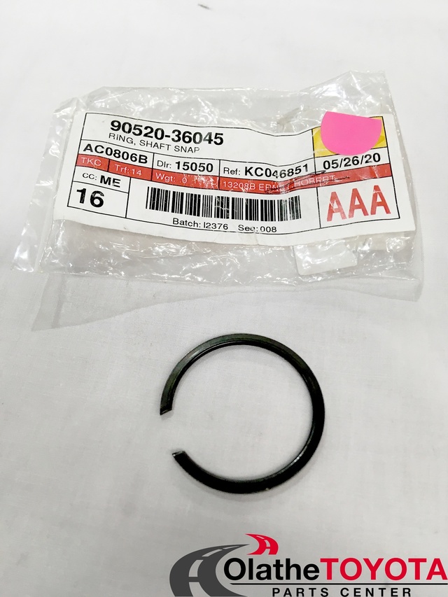1993-2006 Toyota Bearing Snap Ring 90520-36045 | Toyota Parts Center