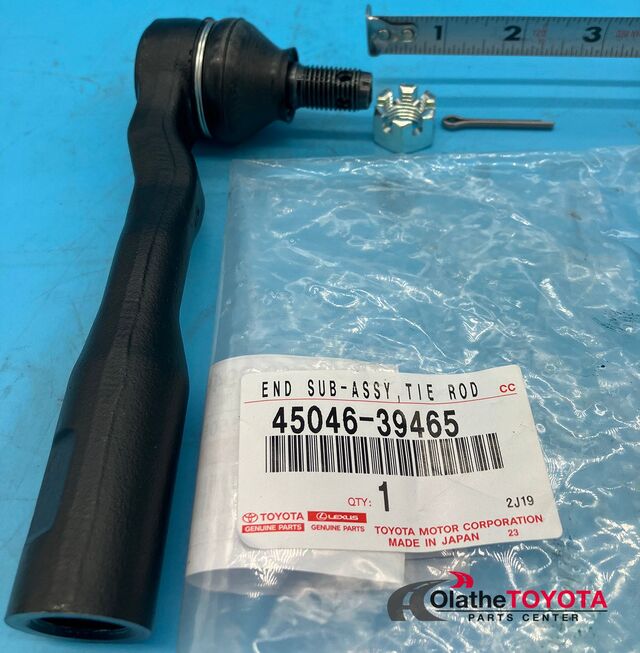 y1110i　38 Tie Rod End Sub-Assembly #45046-19425 | Autoparts.toyota.com