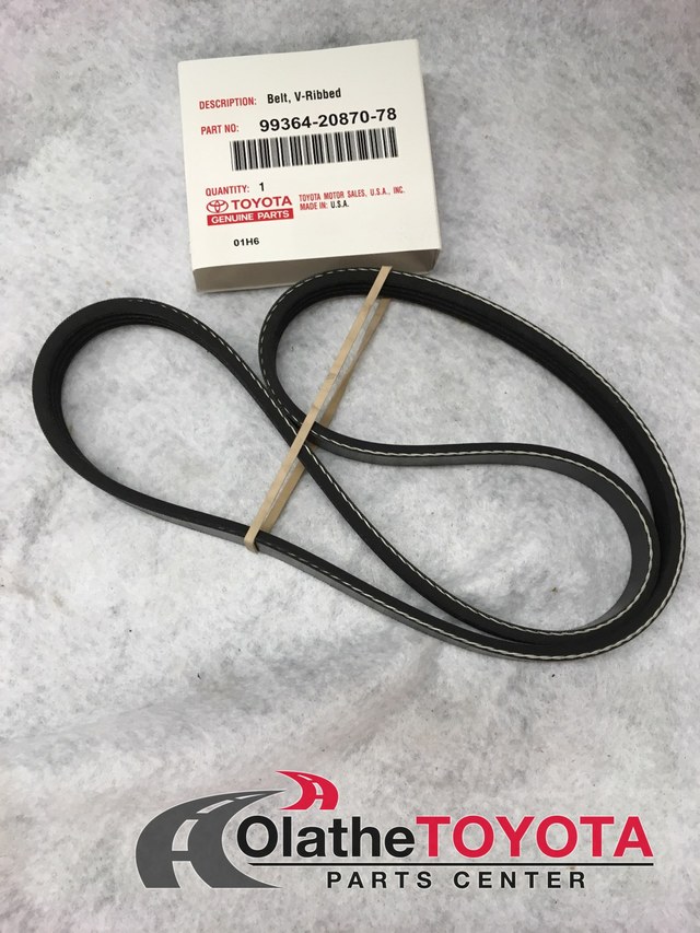993642087078 - Cooling System: AC Belt for Toyota: 4Runner, Corolla, T100, Tacoma Image